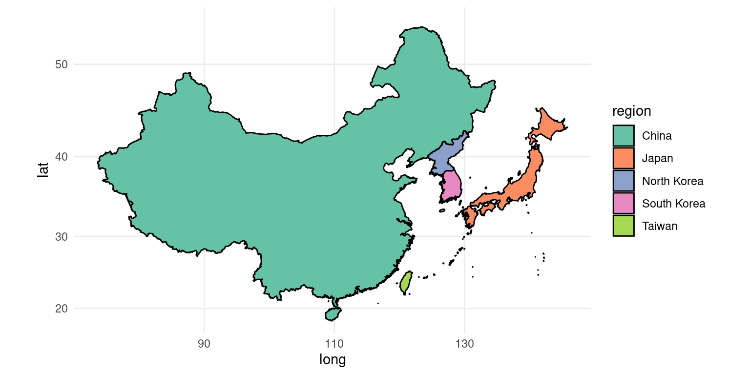 中国及其周边